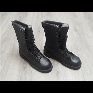 Womens DANNER Fort Lewis Black Leather GoreTex Safety Boots 600G #23600 Sz 8 1/2